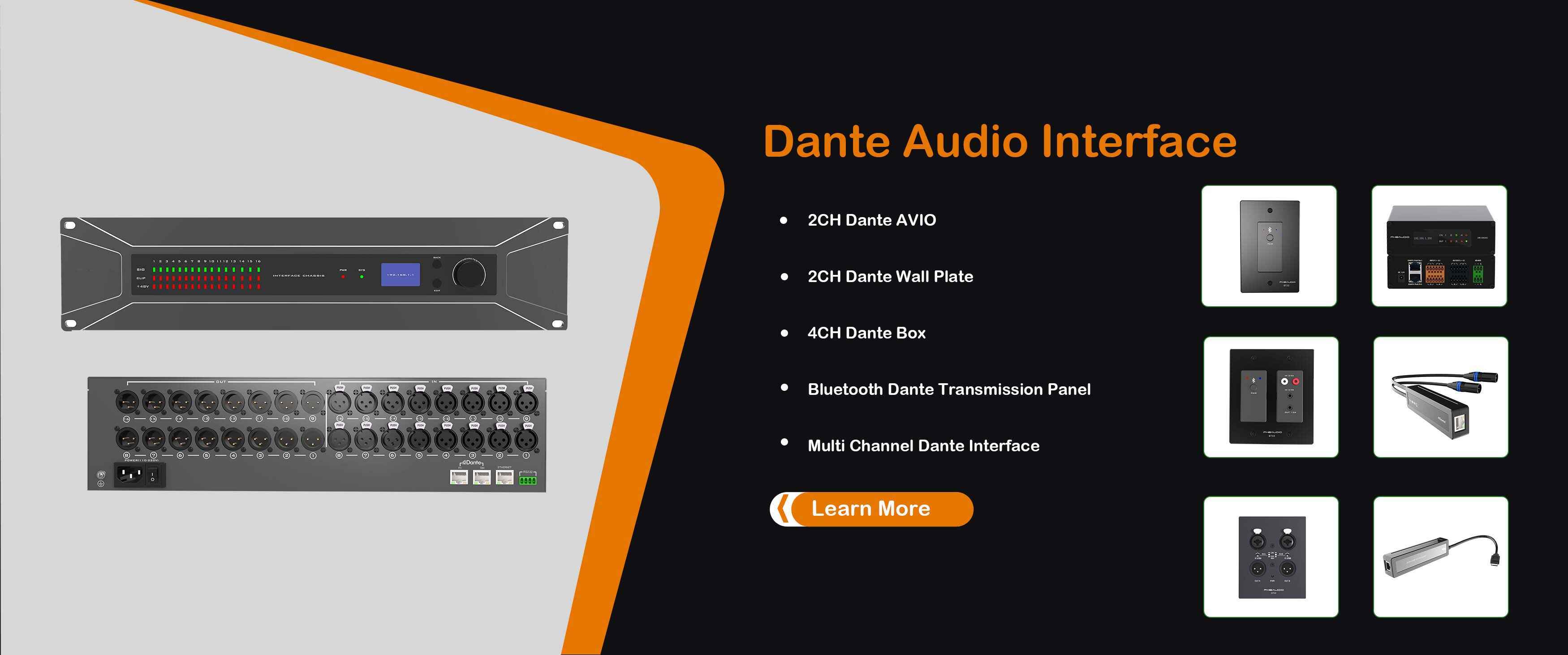 Dante Audio για ολοκληρωτές