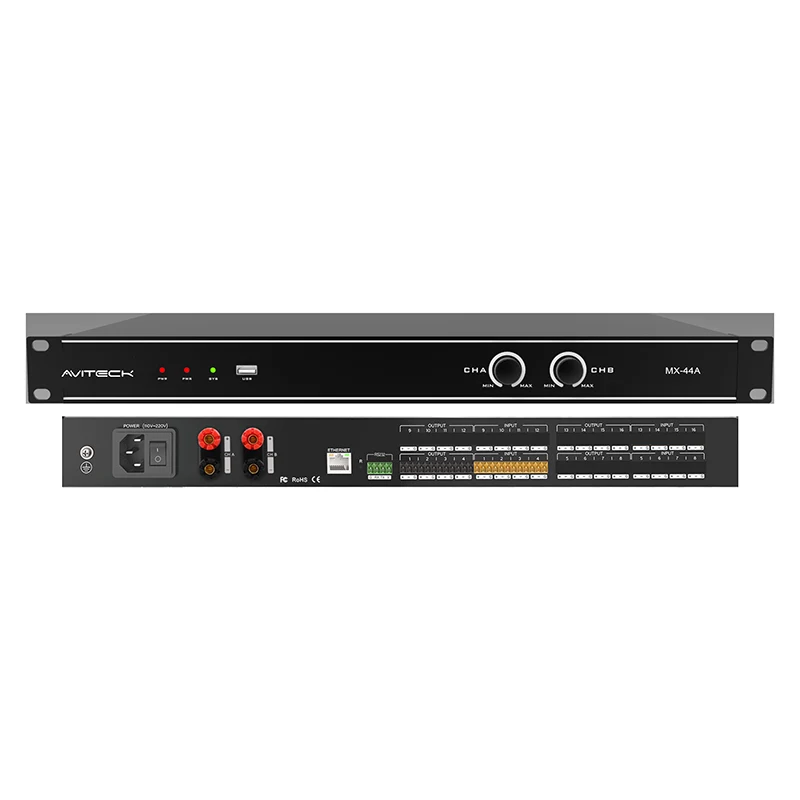 4CH DSP με ενισχυτή 2x150W