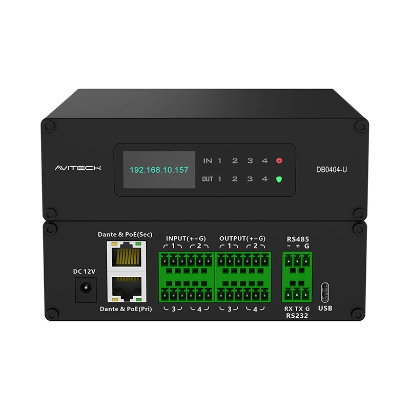 4Channel Dante DSP με USB