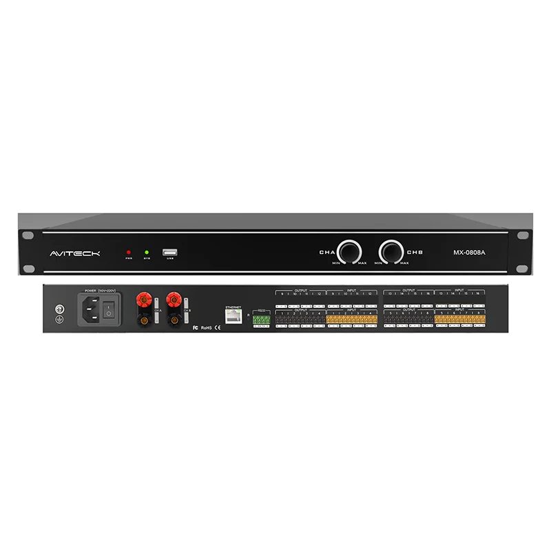 8CH DSP με ενισχυτή 2x150W